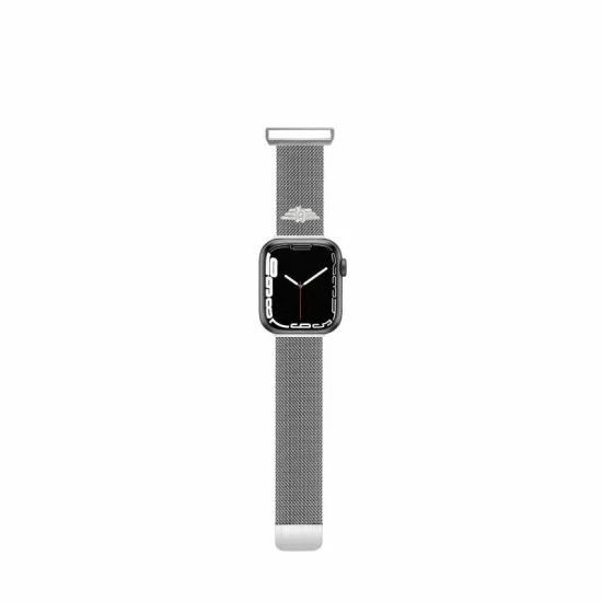 Apple Watch Strap 42/44/45 Mesh Stainless Police - Silver